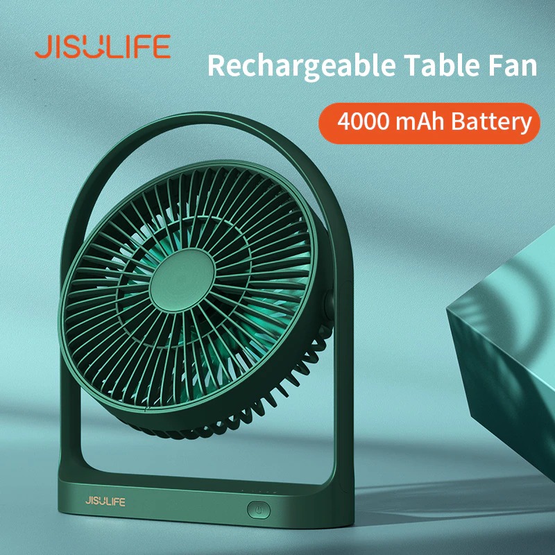 JISULIFE FA19 USB Portable Rechargeable Fan 4000mAh Battery